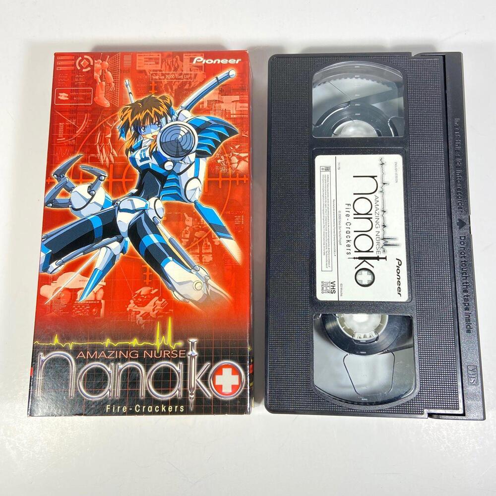 Pioneer Amazing Nurse Nanako Fire-Crackers Anime VHS